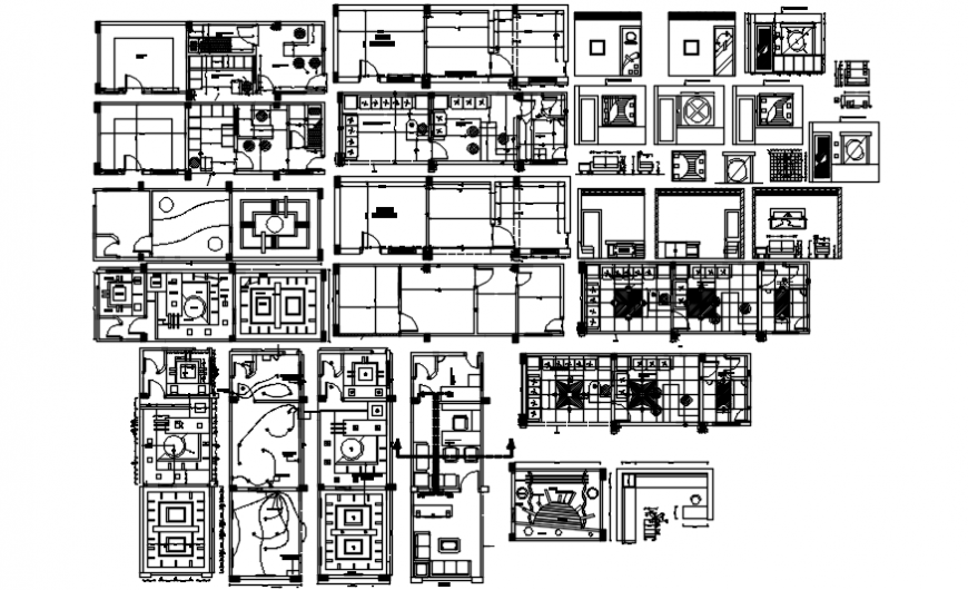 House blocks 2d detail model