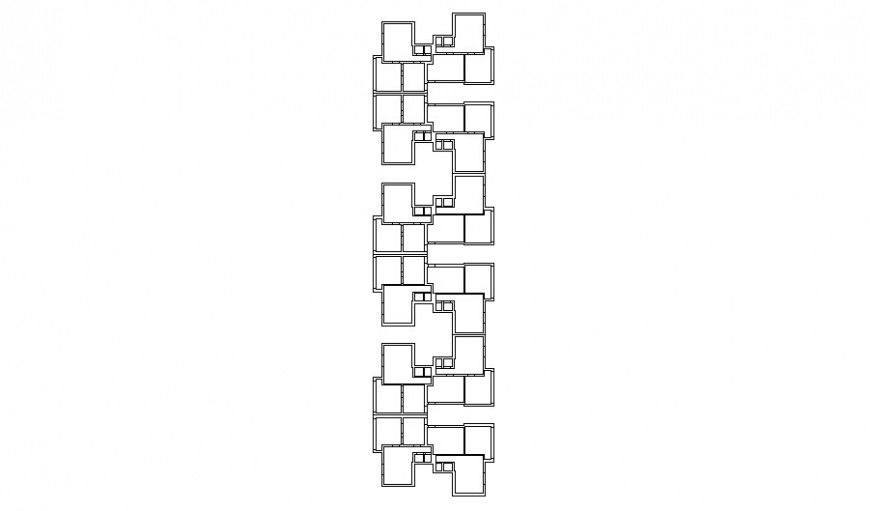 House building block framing plan cad drawing details dwg file