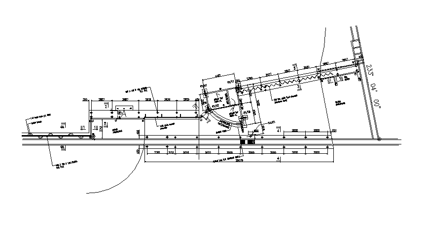 House building constructive section details dwg file