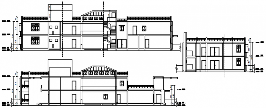House different axis view in AutoCAD file