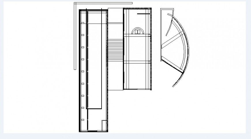 House door structure and installation details dwg file