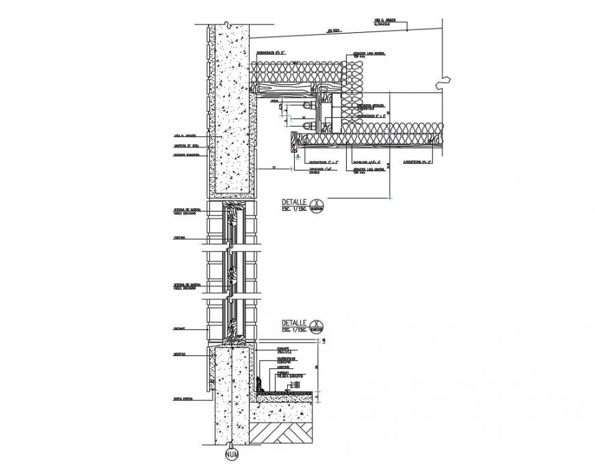 House false ceiling construction structure cad drawing details dwg file