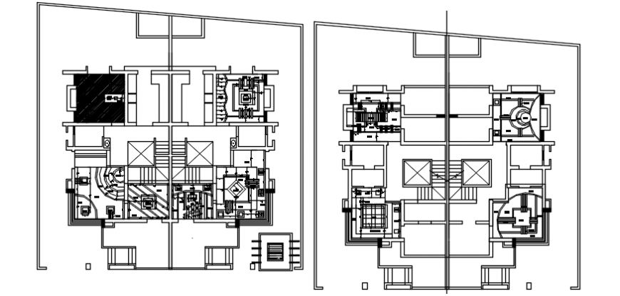 House floors ceiling layout plan and structure cad drawing details dwg file