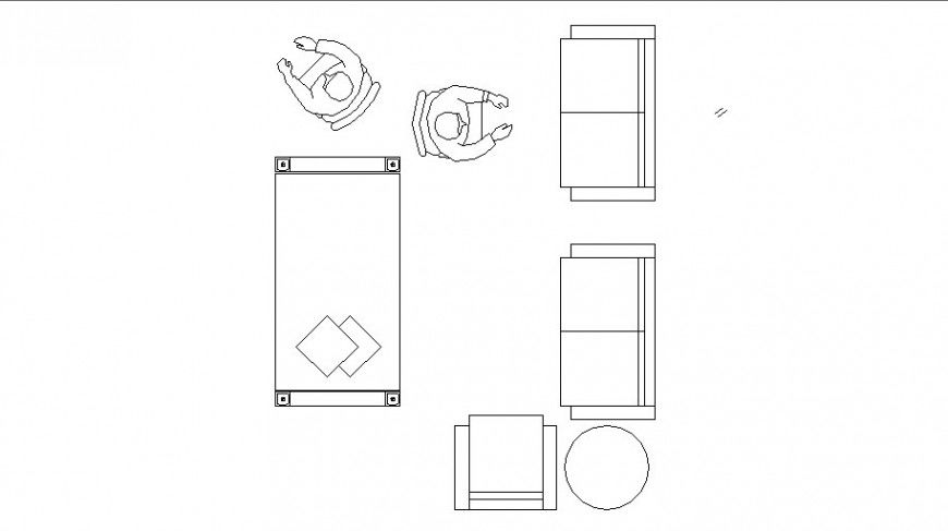 House furniture elevation blocks cad drawing details dwg file