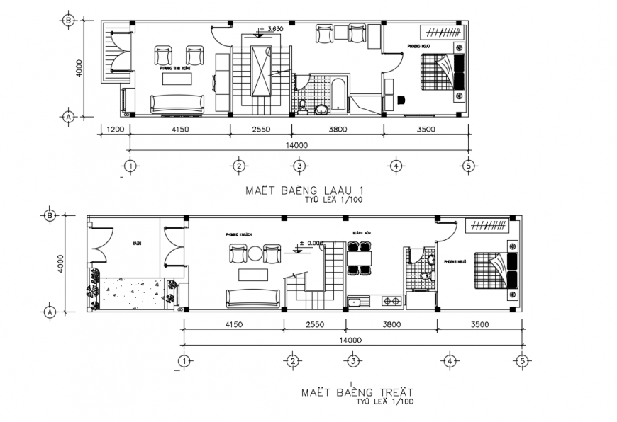 House Ground floor Lay-out plan detail