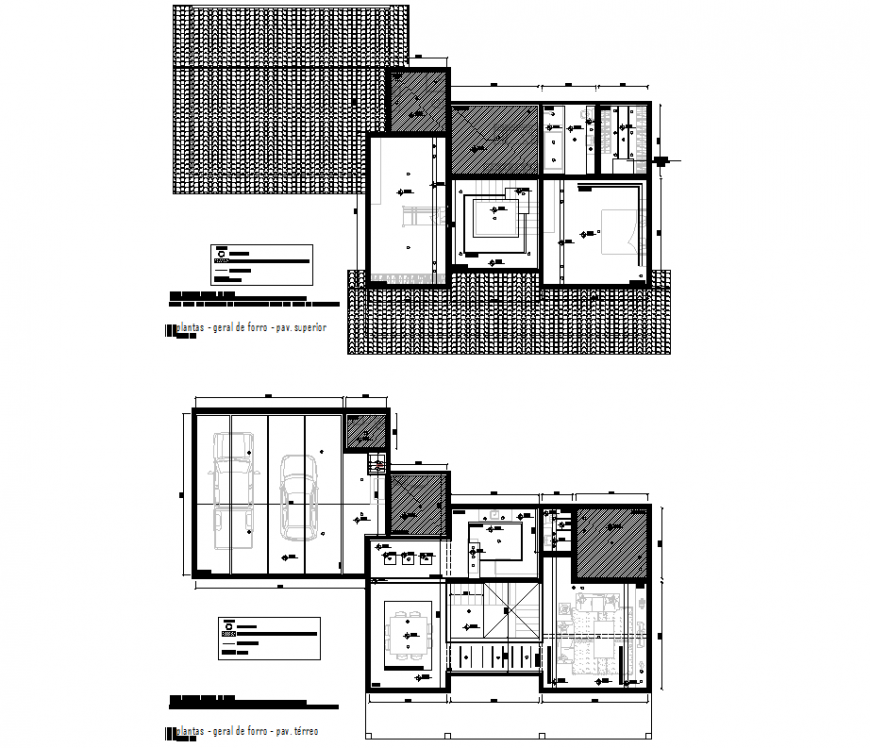 House gypsums heating plan detail dwg file