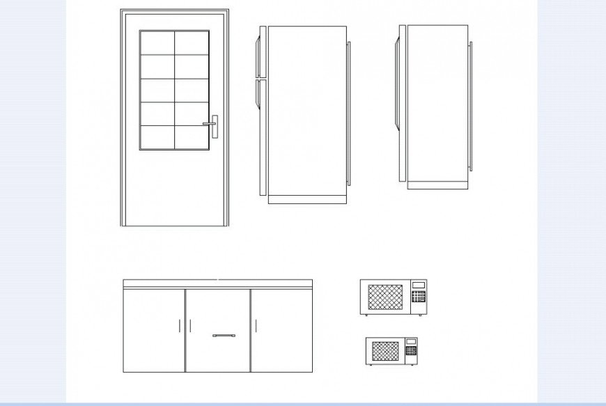 House hold different block in auto cad