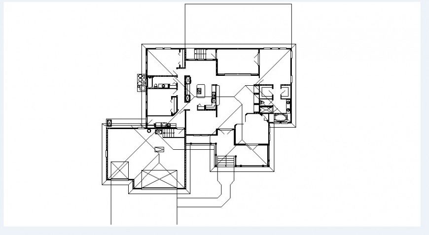House layout plan and framing plan structure auto-cad drawing details dwg file
