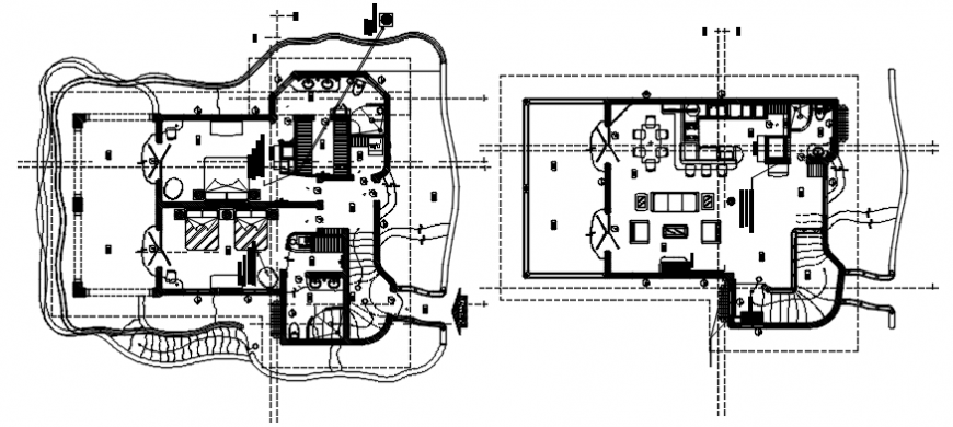 House one family layout plan and electrical layout plan cad drawing details dwg file