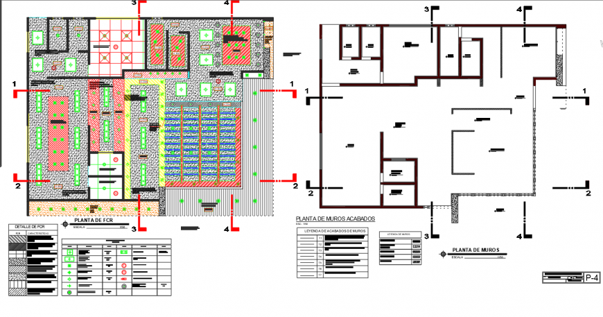 House plan detail 2d view CAD construction unit layout file in dwg format