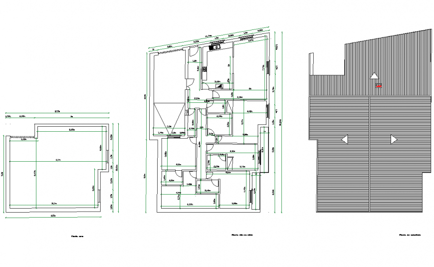 House planning in ground floor to terrace plan layout file