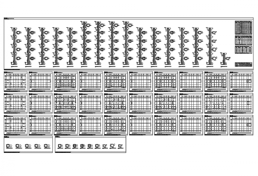 House roof Beam profile details plan cad drawing details dwg file