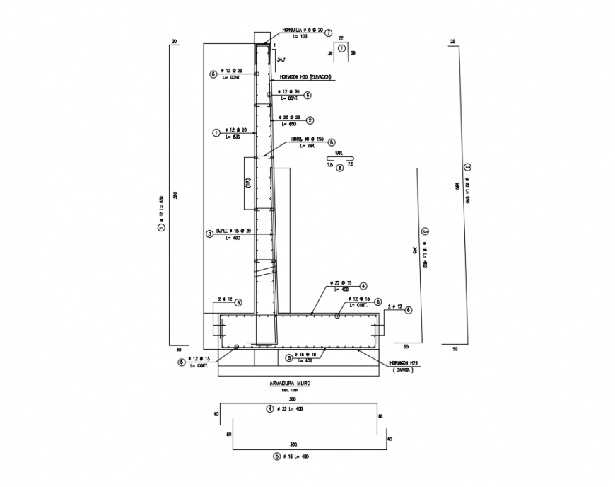 House room retaining wall construction details dwg file