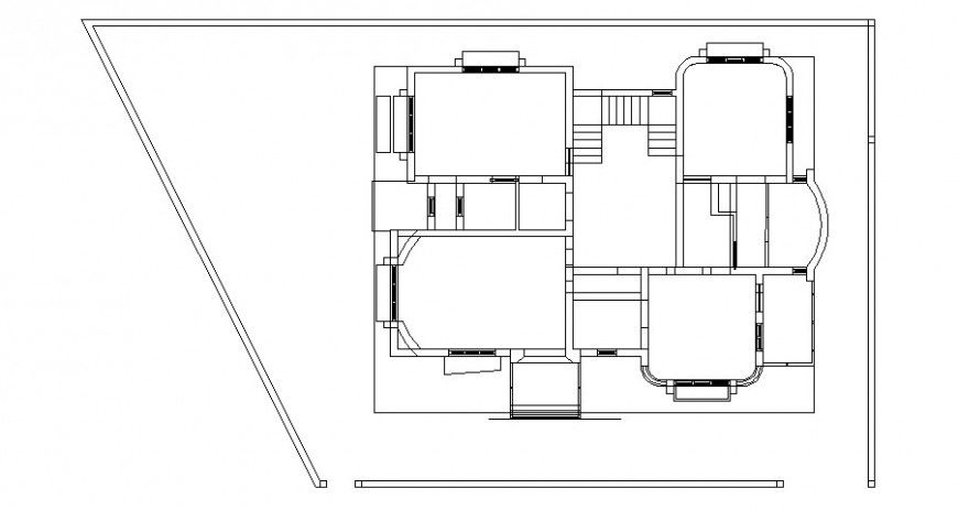 House simple floor framing plan structure drawing details dwg file