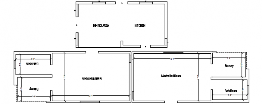 House simple layout plan auto-cad drawing details dwg file