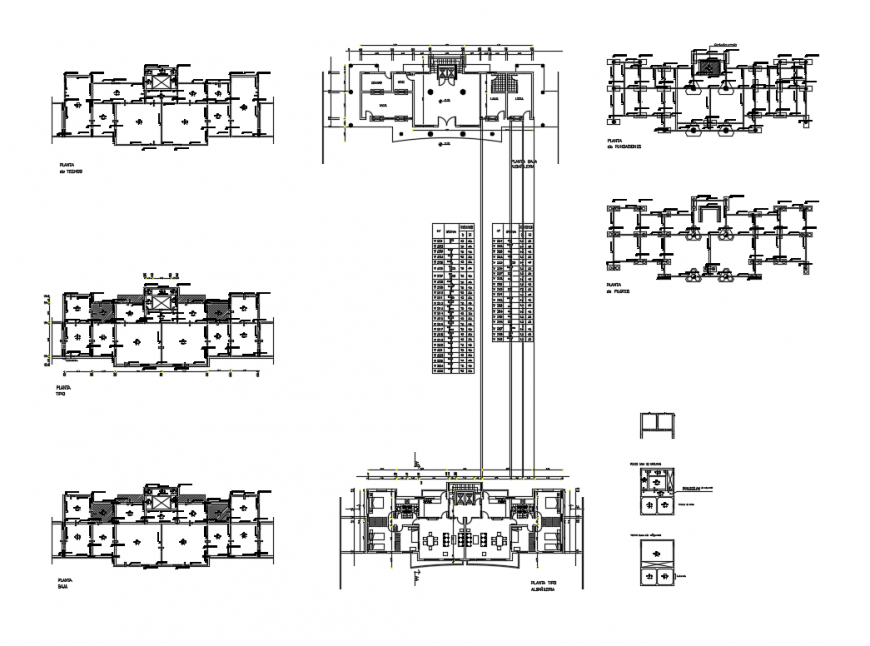 House structure model foundation plan, layout plan and auto-cad details dwg file