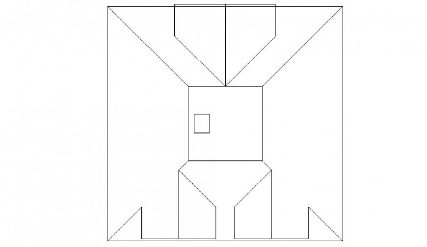 House terrace layout plan cad drawing details dwg file