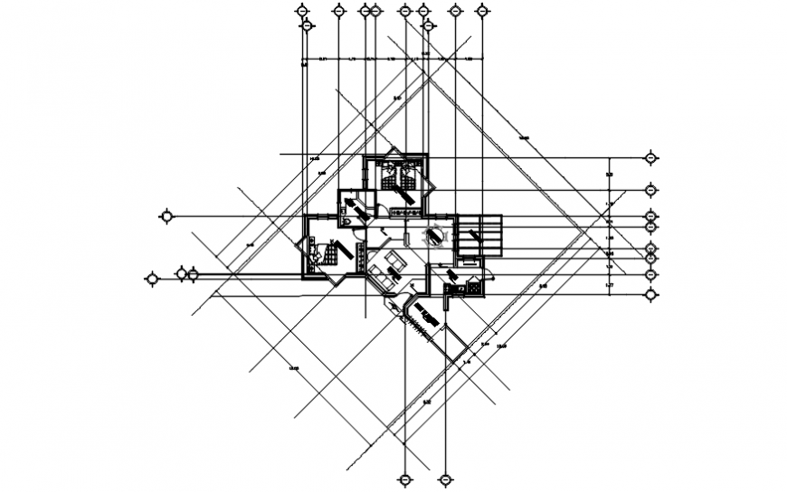 Housing apartment drawings 2d view layout plan autocad software file