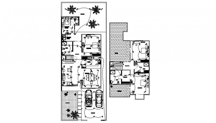 Housing apartment layout details electrical blocks autocad file