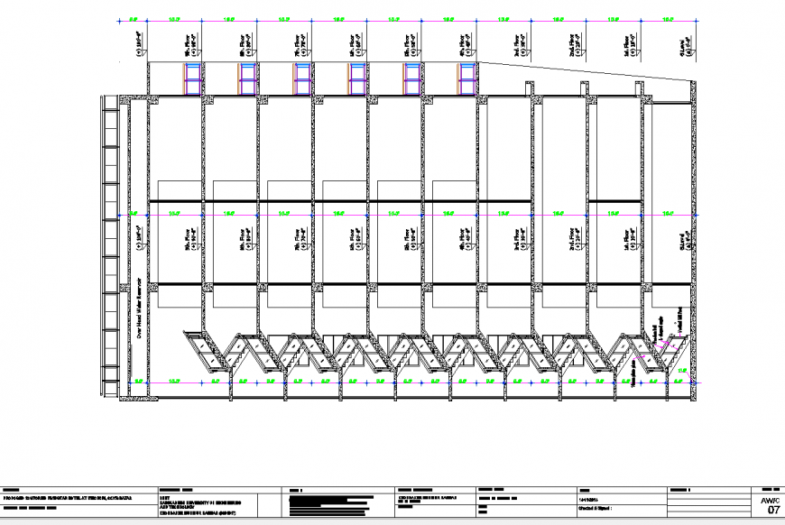 Housing apartment section drawing in dwg file.