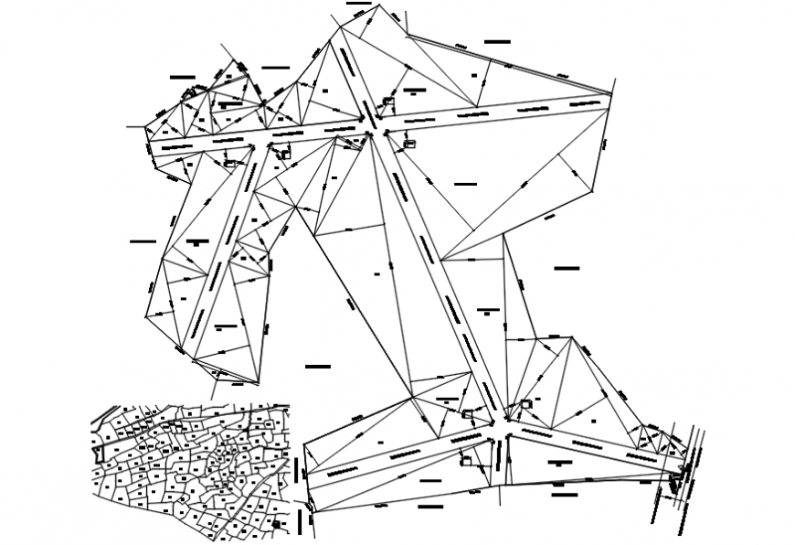 Housing building plots and site plan cad drawing details dwg file
