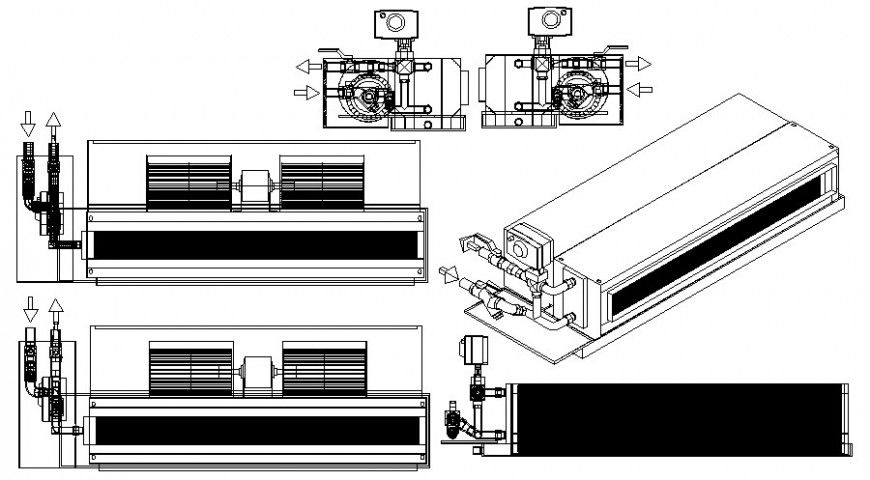 Housing bungalow drawing details in autocad software file