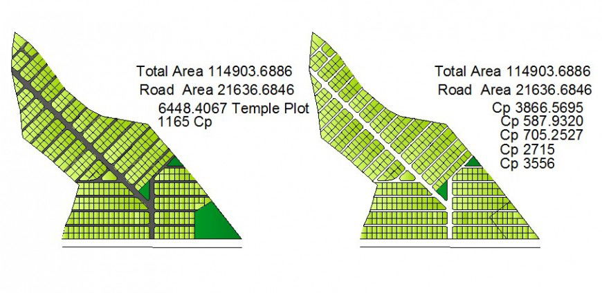 Housing society plots and site plan cad drawing details dwg file