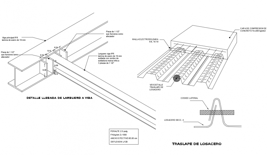 I beam design and stainless steel design with isometric view dwg file