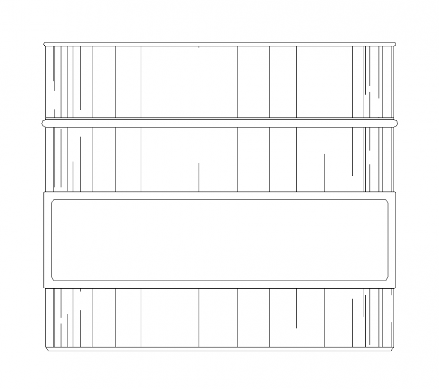 Ibo bis can elevation cad blocks design dwg file