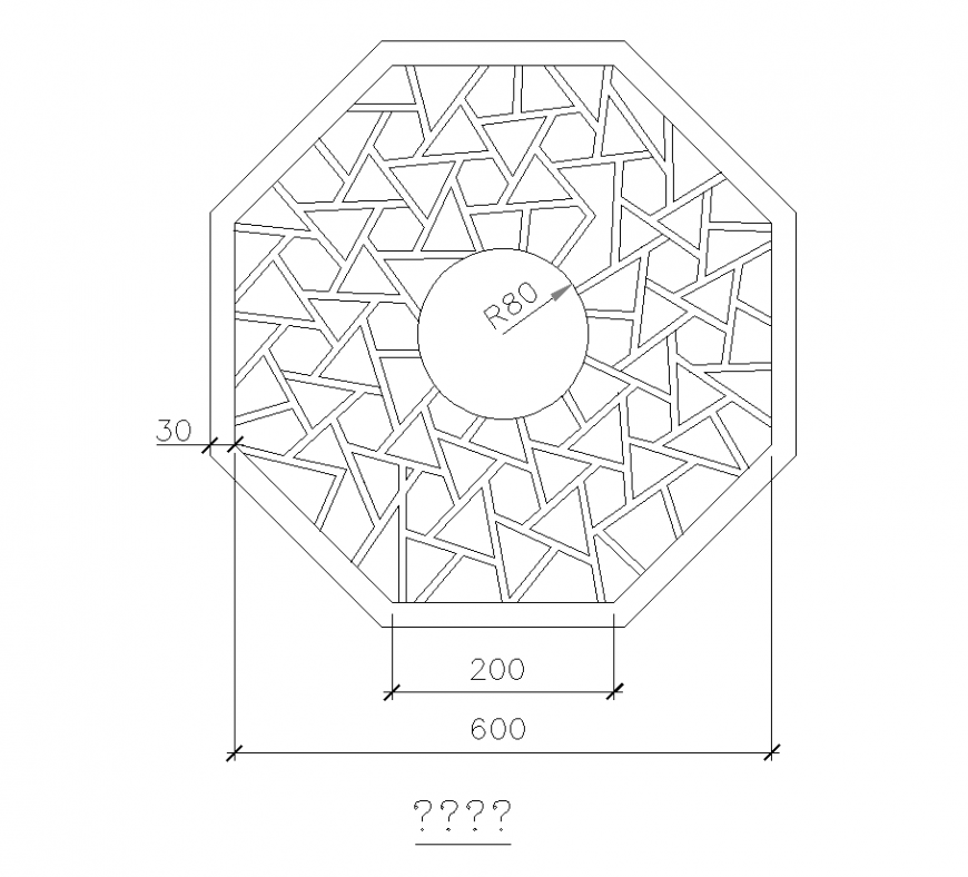 Ice crack window cad blocks plan dwg file
