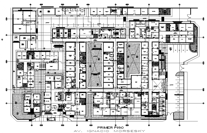 Ignacio morsesky plan with detail dwg file.