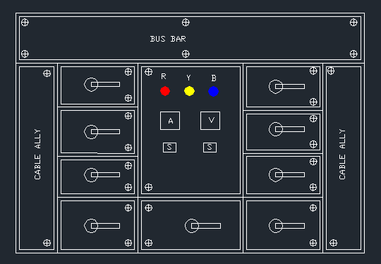industrial electrical distribution panel