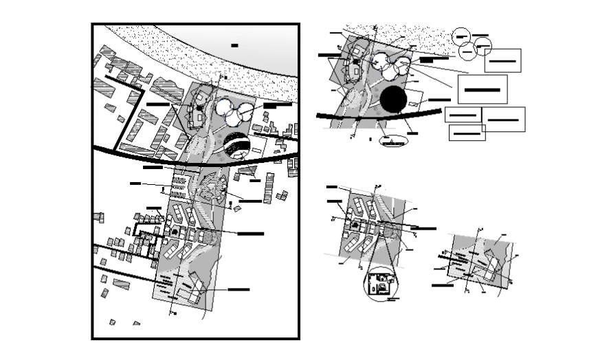 Industrial plant architecture layout plan details dwg file