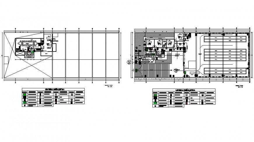 Industry security layout plan detail drawing in AutoCAD file.