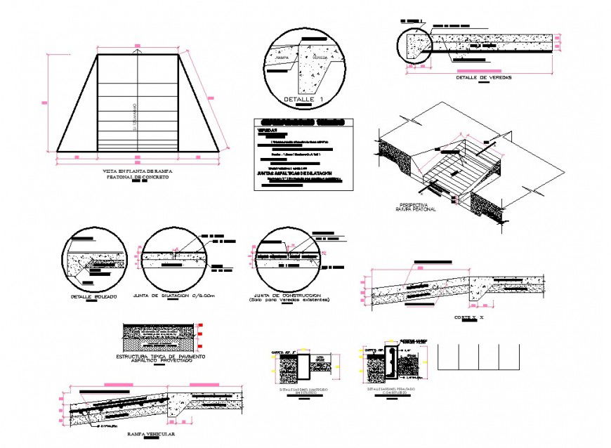 Infrastructure mall 2 d section plan layout file
