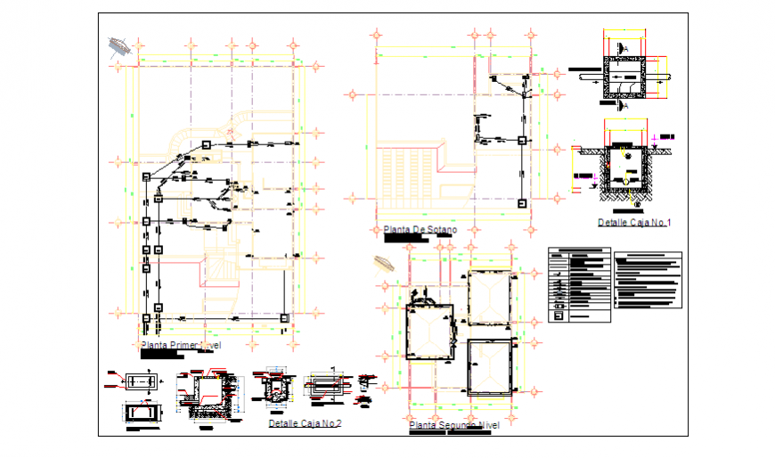Installation of plumbing detail for family home design drawing