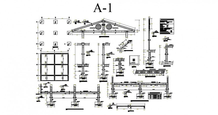 Installation unit and civil layout detail dwg file