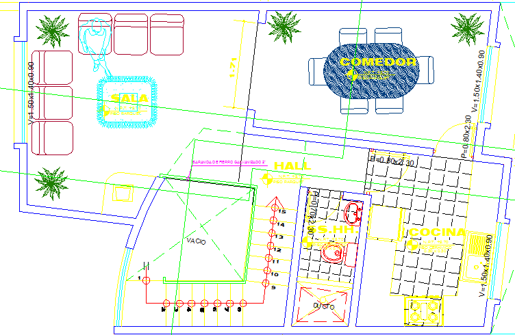 interior project dwg file