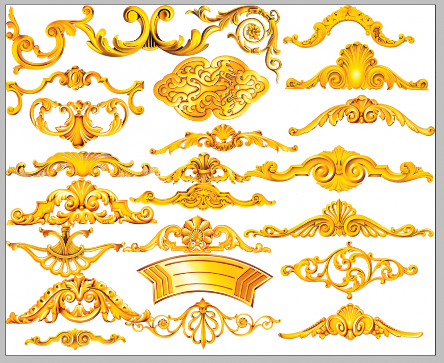 Interior design decorative detail elevation 3d model photoshop file