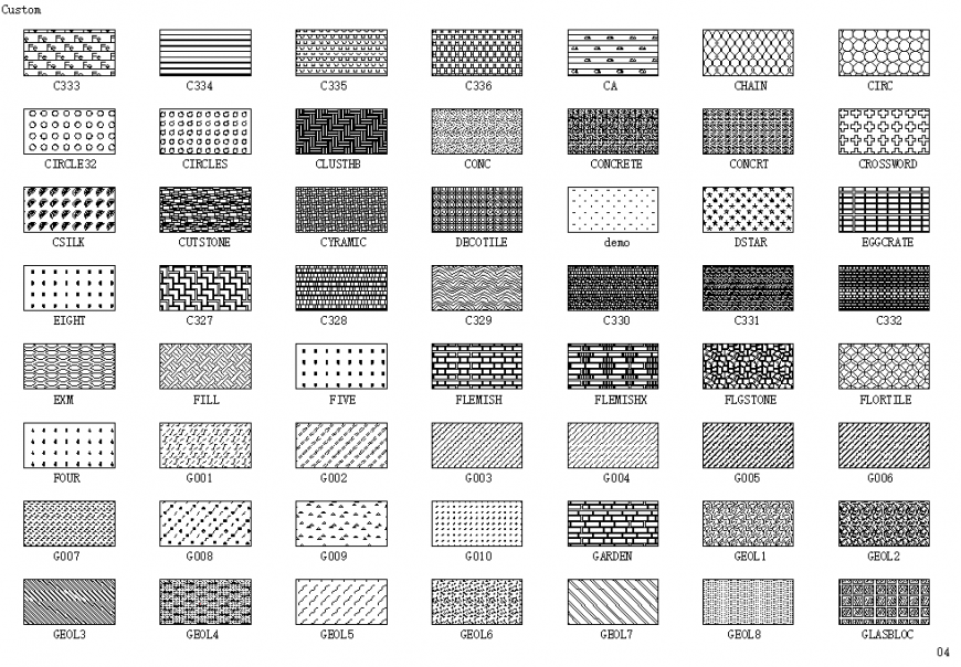 Interior dynamic tile blocks design cad drawing details dwg file