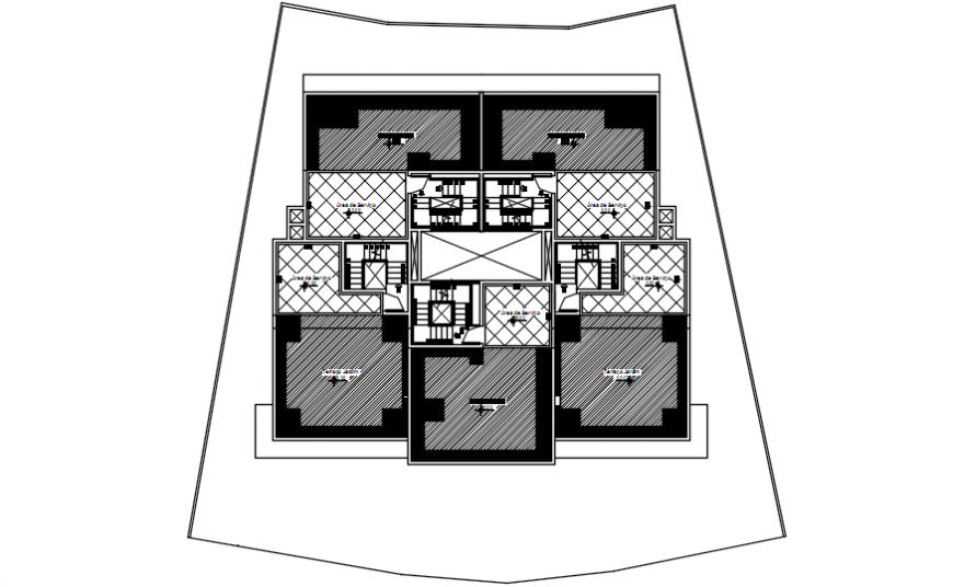 interior project  2d view plan