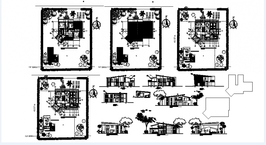 interior project and elevation file details