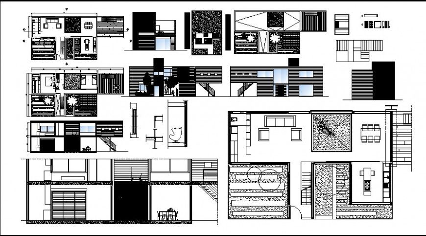 interior project and elevation of bungalow