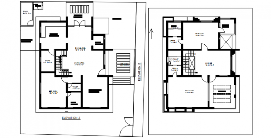 interior project of a house details file