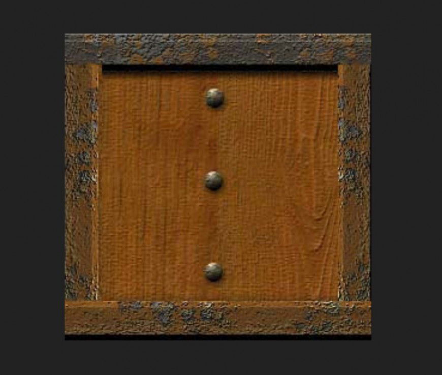 Iron crate structure detailing Photo-file