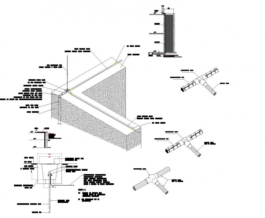 Isometric pipe line layout file