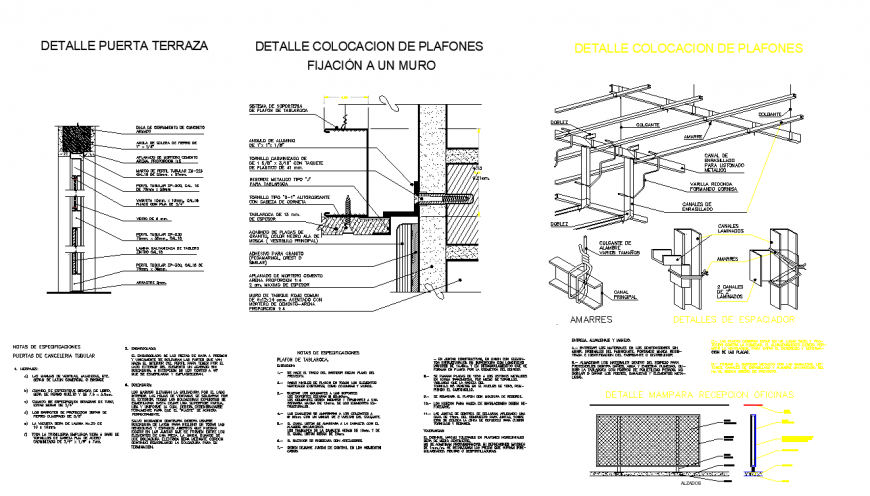 Isometric view of channel area and support area with sectional view dwg file