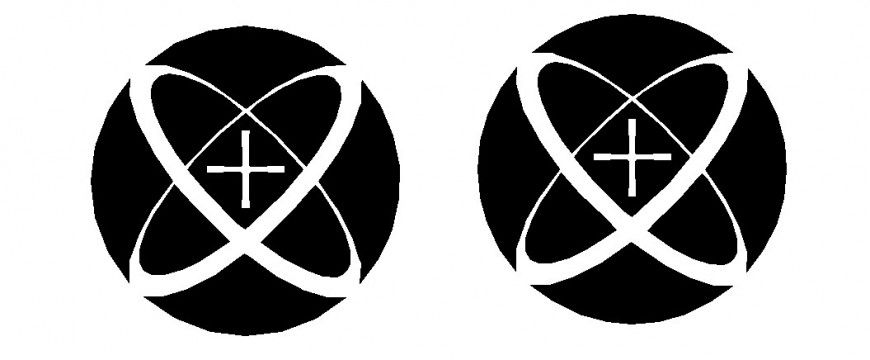 Iteso company 3d logo blocks cad drawing details dwg file