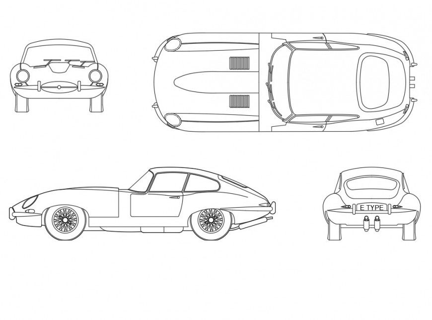 Jaguar type elevation plan
