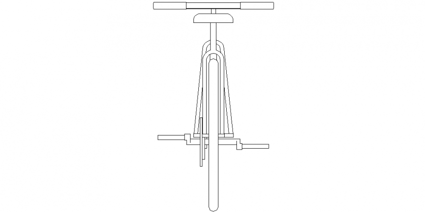Jim cycle design with its elevation dwg file